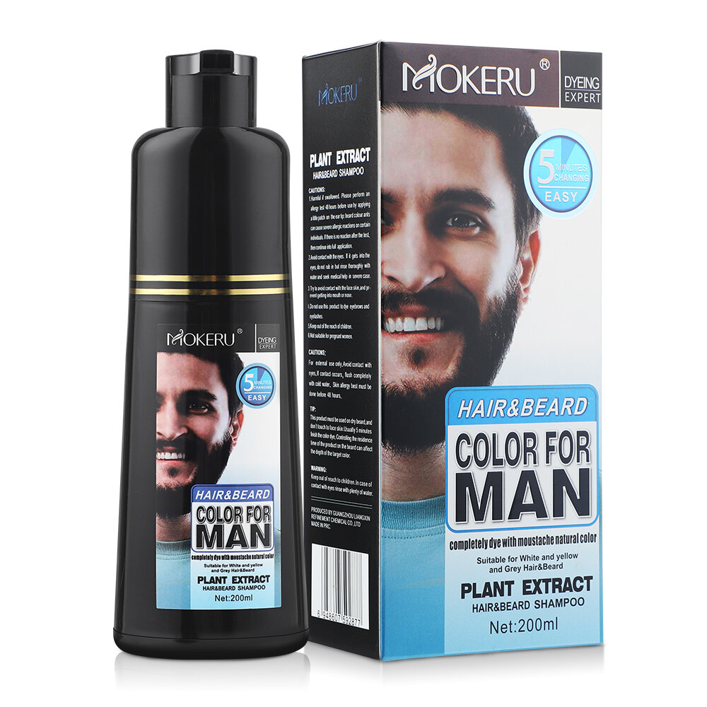MOKERU Plante Extract Moustache & Beard Dye Cream