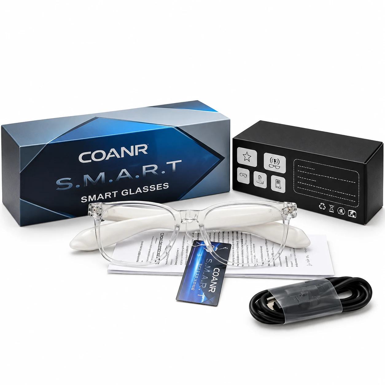 COANR S.M.A.R.T Smart Glasses (Bluetooth 5.4)